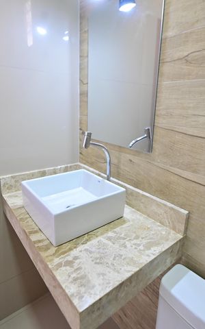 Casa para alugar com 221m², 3 quartos e 3 vagasBanheiro da Suíte 2