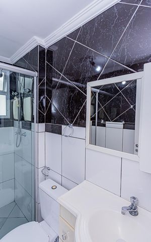 Apartamento à venda com 64m², 3 quartos e 2 vagas Apartamento à venda com 64m², 3 quartos e 2 vagasBanheiro