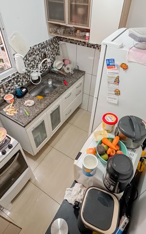 Casa à venda com 79m², 2 quartos e sem vaga Casa à venda com 79m², 2 quartos e sem vagaCozinha