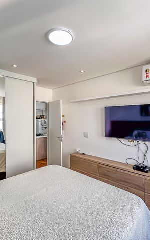 Apartamento à venda com 50m², 1 quarto e sem vaga Apartamento à venda com 50m², 1 quarto e sem vagaQuarto 1