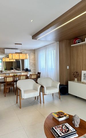 Apartamento à venda com 155m², 4 quartos e 3 vagas Apartamento à venda com 155m², 4 quartos e 3 vagasSala