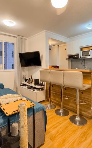 Apartamento à venda com 40m², 2 quartos e sem vagaSala