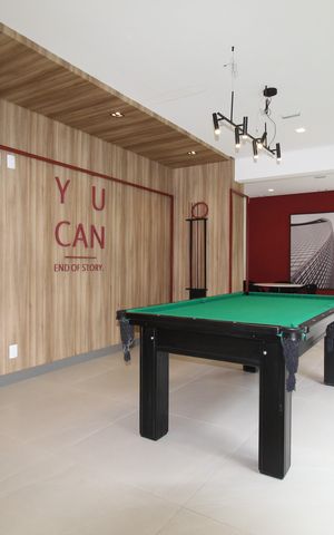 Apartamento para alugar com 27m², 1 quarto e sem vagaÁrea Comum - Salão de Jogos