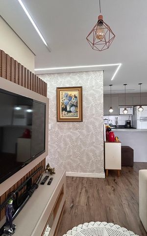 Apartamento à venda com 72m², 3 quartos e 2 vagas Apartamento à venda com 72m², 3 quartos e 2 vagasSala