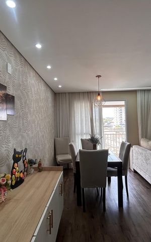Apartamento à venda com 72m², 3 quartos e 2 vagas Apartamento à venda com 72m², 3 quartos e 2 vagasSala