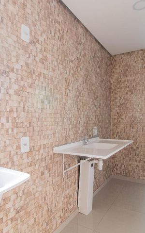 Apartamento à venda com 40m², 2 quartos e 1 vagaCozinha e Área de Serviço