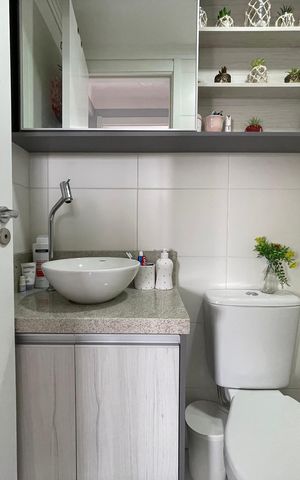 Apartamento à venda com 32m², 2 quartos e sem vaga Apartamento à venda com 32m², 2 quartos e sem vagaBanheiro