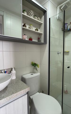Apartamento à venda com 32m², 2 quartos e sem vaga Apartamento à venda com 32m², 2 quartos e sem vagaBanheiro