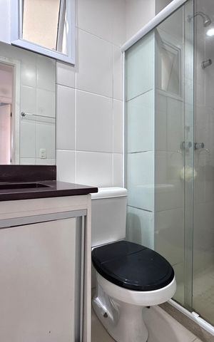 Apartamento à venda com 80m², 3 quartos e 2 vagas Apartamento à venda com 80m², 3 quartos e 2 vagasBanheiro Social