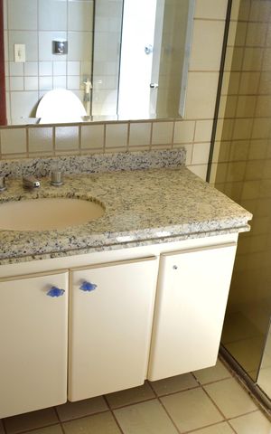 Apartamento para alugar com 174m², 4 quartos e 2 vagasBanheiro da Suíte 3