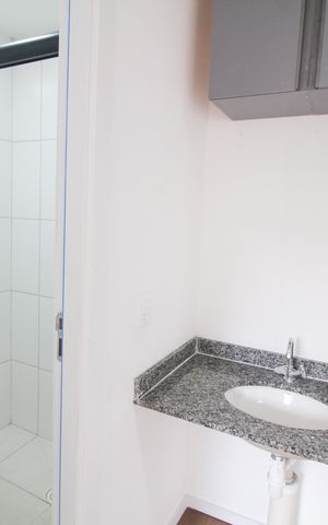 Apartamento à venda com 35m², 2 quartos e sem vaga Apartamento à venda com 35m², 2 quartos e sem vagaBanheiro Social