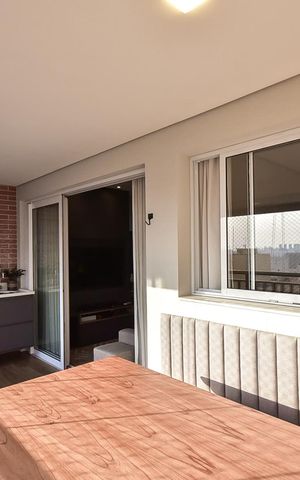 Apartamento para alugar com 100m², 3 quartos e 1 vagaVaranda