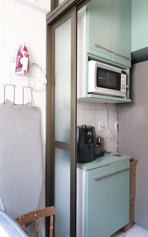 Apartamento à venda com 75m², 3 quartos e 2 vagasCozinha e Área de Serviço