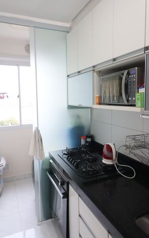 Apartamento à venda com 55m², 2 quartos e 1 vagaCozinha 