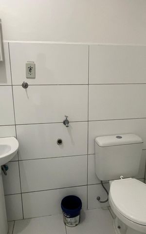 Studio para alugar com 30m², 1 quarto e sem vaga Studio para alugar com 30m², 1 quarto e sem vagaBanheiro