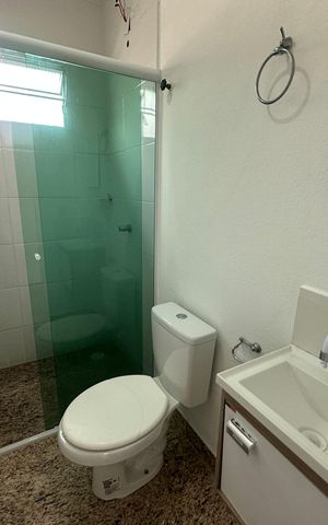 Apartamento para alugar com 28m², 1 quarto e 1 vaga Apartamento para alugar com 28m², 1 quarto e 1 vagaBanheiro Social