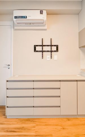 Studio à venda com 32m², 1 quarto e sem vaga Studio à venda com 32m², 1 quarto e sem vagaArmários