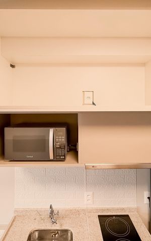 Studio à venda com 32m², 1 quarto e sem vaga Studio à venda com 32m², 1 quarto e sem vagaCozinha - Armários