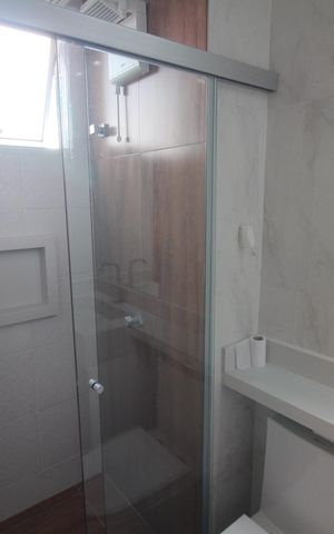 Apartamento para alugar com 55m², 2 quartos e 1 vagaBanheiro da Suíte