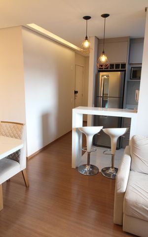 Apartamento para alugar com 55m², 2 quartos e 1 vagaSala