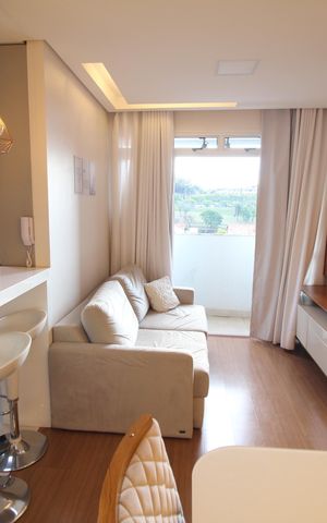 Apartamento para alugar com 55m², 2 quartos e 1 vagaSala