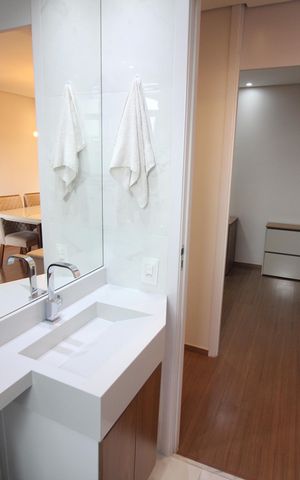 Apartamento para alugar com 55m², 2 quartos e 1 vagaBanheiro