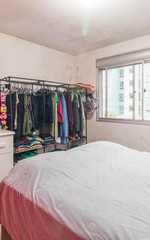 Apartamento à venda com 47m², 2 quartos e 1 vagaQuarto 2