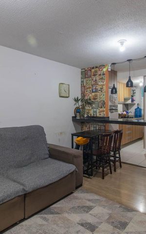 Apartamento à venda com 47m², 2 quartos e 1 vagaSala