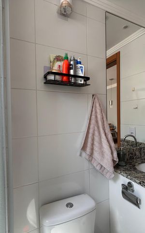 Apartamento para alugar com 44m², 2 quartos e 1 vaga Apartamento para alugar com 44m², 2 quartos e 1 vagaBanheiro