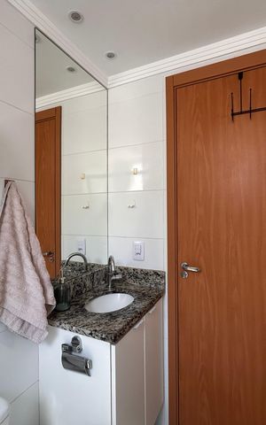 Apartamento para alugar com 44m², 2 quartos e 1 vaga Apartamento para alugar com 44m², 2 quartos e 1 vagaBanheiro