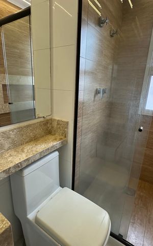 Apartamento à venda com 65m², 2 quartos e 2 vagas Apartamento à venda com 65m², 2 quartos e 2 vagasBanheiro da Suíte