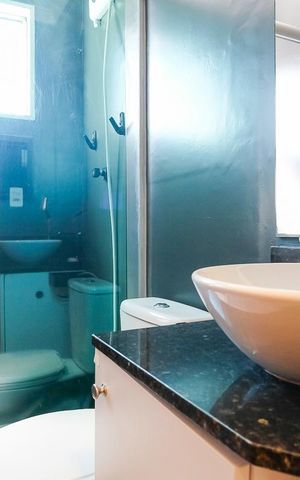 Apartamento à venda com 104m², 2 quartos e 1 vagaBanheiro da suíte