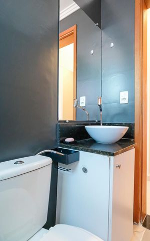 Apartamento à venda com 104m², 2 quartos e 1 vagaBanheiro da suíte