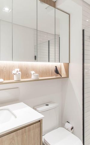 Studio à venda com 47m², 1 quarto e 1 vaga Studio à venda com 47m², 1 quarto e 1 vagaBanheiro