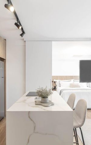 Studio à venda com 47m², 1 quarto e 1 vaga Studio à venda com 47m², 1 quarto e 1 vagaSala