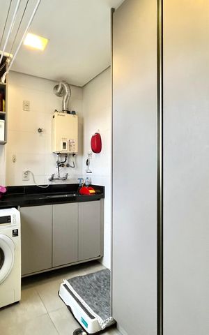 Apartamento à venda com 80m², 2 quartos e 3 vagas Apartamento à venda com 80m², 2 quartos e 3 vagasÁrea de Serviço