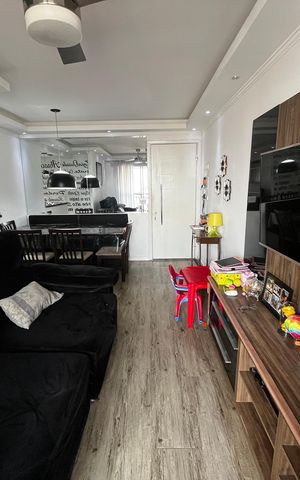Apartamento à venda com 57m², 2 quartos e 2 vagas Apartamento à venda com 57m², 2 quartos e 2 vagasSala