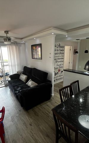 Apartamento à venda com 57m², 2 quartos e 2 vagas Apartamento à venda com 57m², 2 quartos e 2 vagasSala