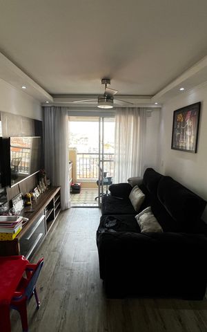 Apartamento à venda com 57m², 2 quartos e 2 vagas Apartamento à venda com 57m², 2 quartos e 2 vagasSala