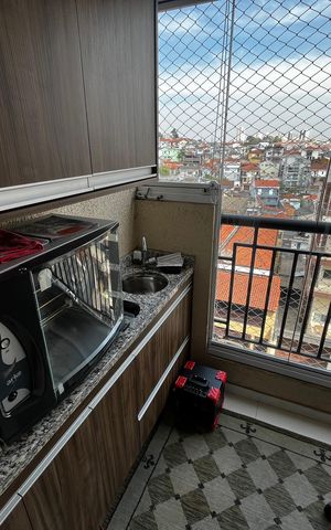Apartamento à venda com 57m², 2 quartos e 2 vagas Apartamento à venda com 57m², 2 quartos e 2 vagasVaranda da Sala