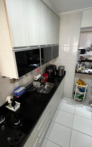 Apartamento à venda com 57m², 2 quartos e 2 vagas Apartamento à venda com 57m², 2 quartos e 2 vagasCozinha