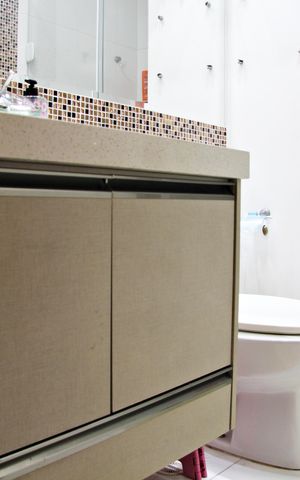 Apartamento à venda com 82m², 3 quartos e 2 vagasBanheiro Social