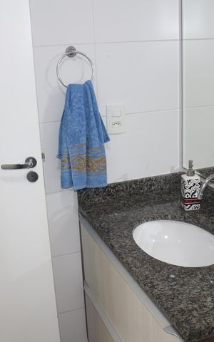 Apartamento para alugar com 65m², 3 quartos e 2 vagasBanheiro 