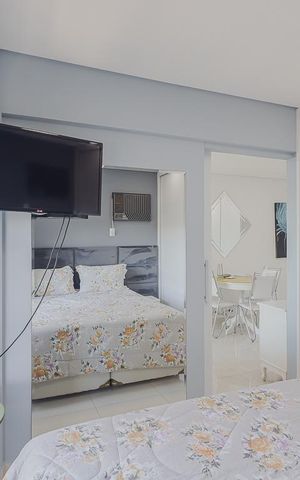 Apartamento para alugar com 38m², 1 quarto e 1 vagaQuarto