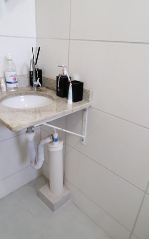 Apartamento para alugar com 50m², 2 quartos e 1 vagaBanheiro Social