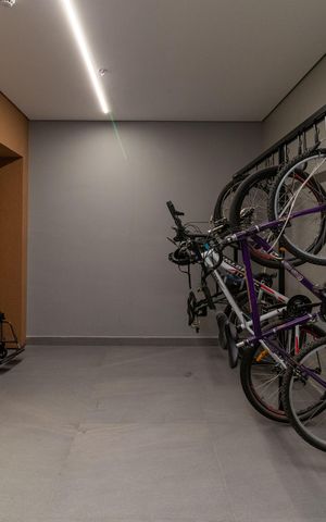 Studio à venda com 27m², 1 quarto e sem vaga Studio à venda com 27m², 1 quarto e sem vagaÁrea comum - BIcicletario
