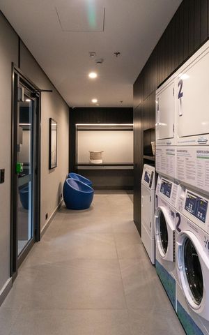 Studio à venda com 27m², 1 quarto e sem vaga Studio à venda com 27m², 1 quarto e sem vagaÁrea comum - Lavanderia