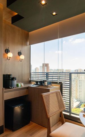 Studio à venda com 27m², 1 quarto e sem vaga Studio à venda com 27m², 1 quarto e sem vagaVaranda