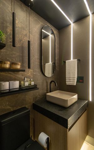 Studio à venda com 27m², 1 quarto e sem vaga Studio à venda com 27m², 1 quarto e sem vagaBanheiro