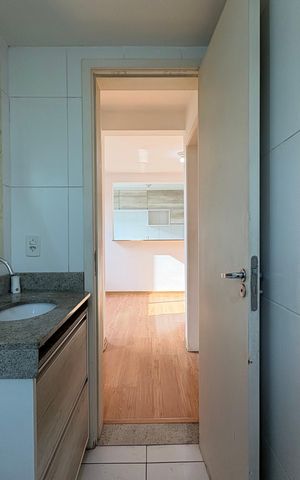 Apartamento à venda com 50m², 2 quartos e 1 vaga Apartamento à venda com 50m², 2 quartos e 1 vagaBanheiro Social